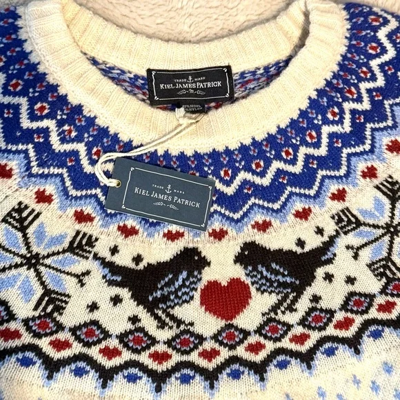 Kiel James Patrick ❤️❄️ Love Birds ❄️❤️ Sweater NWT - Picture 1 of 4